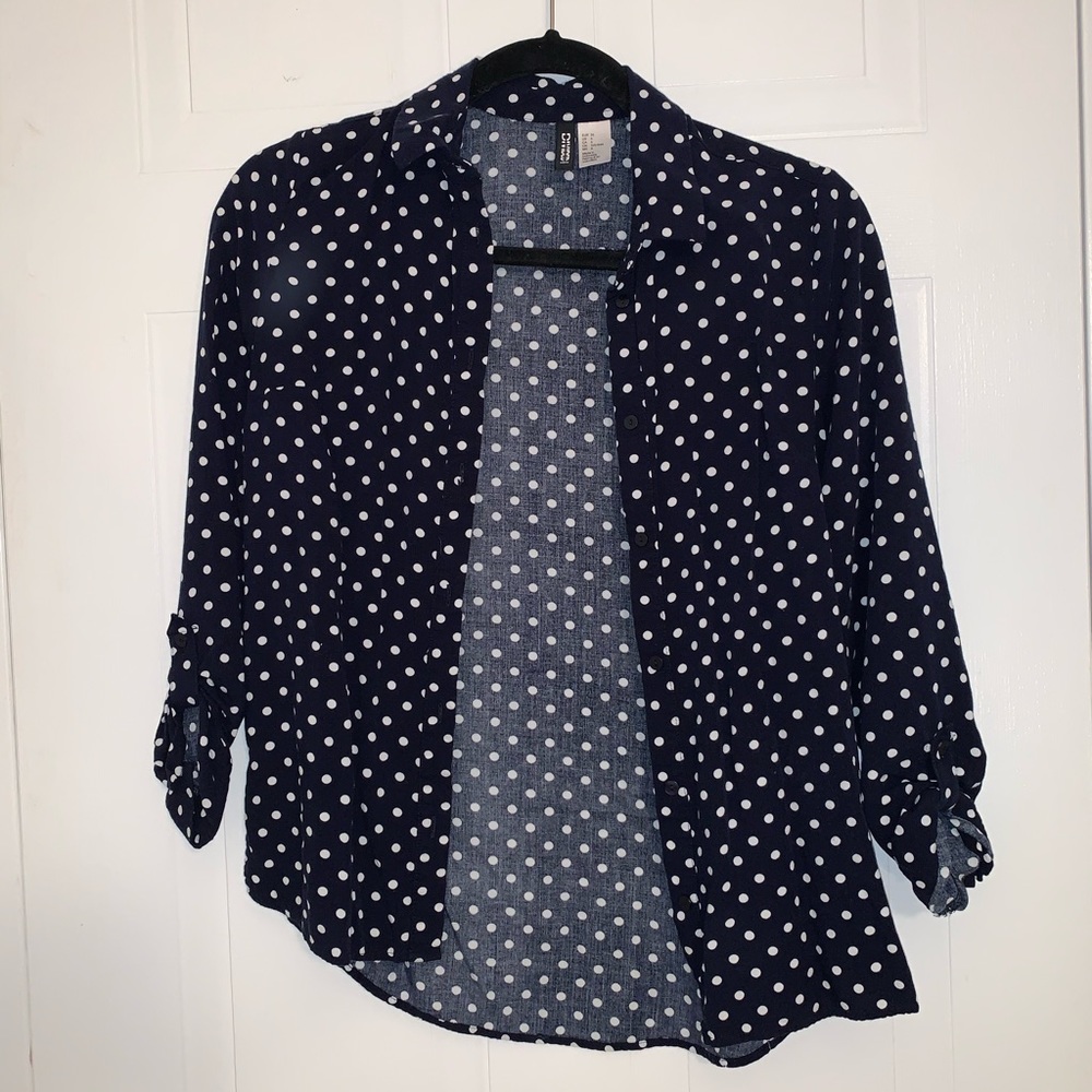 Polka Dot button up